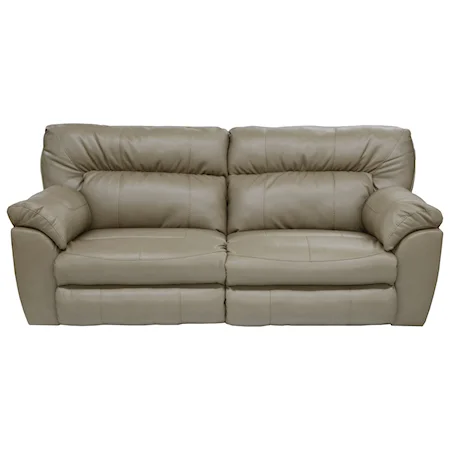 Power Extra Wide Reclining Sofa with Casual Contemporary Style